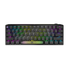 Corsair K70 PRO MINI WIRELESS RGB 60% Mechanical Gaming Keyboard (Fastest Sub-1ms Wireless, Swappable CHERRY MX Speed Silver Key switches, Aluminum Frame, PBT Double-Shot Keycaps) QWERTY, NA Layout - Black